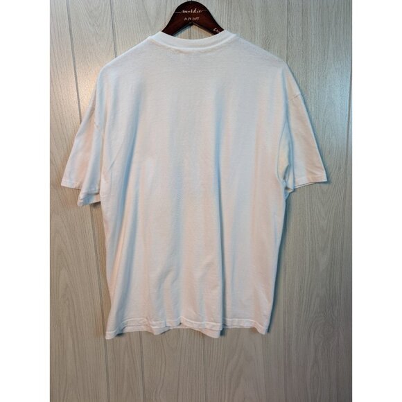 VTG 90s Great Smokey Mountain Shirt Mens XL Single Stitch USA White Flaw - Picture 7 of 9